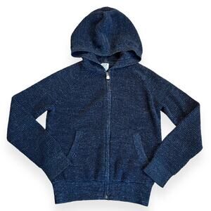 Gap Kids Navy Textured Hoodie Sweater